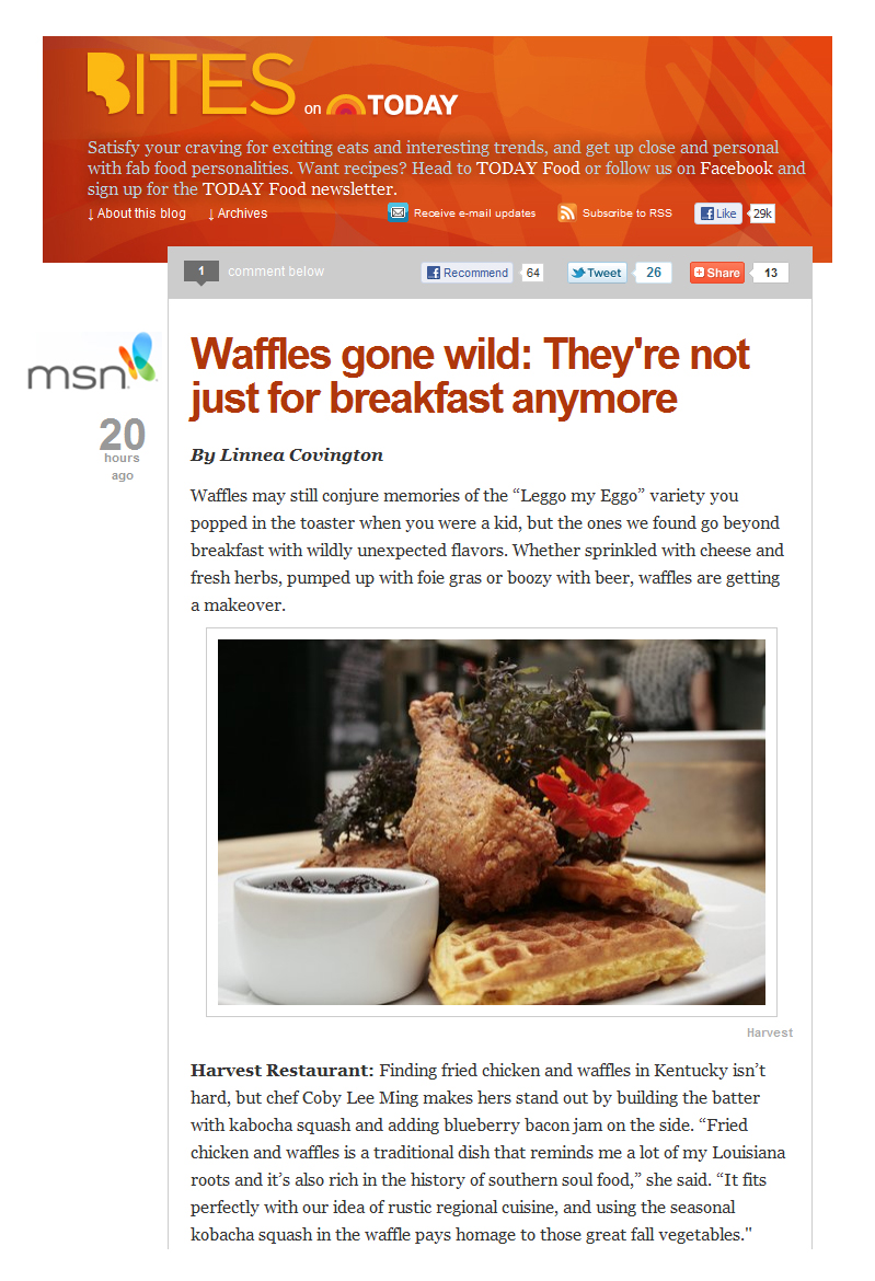 MSNBC Harvest Waffles