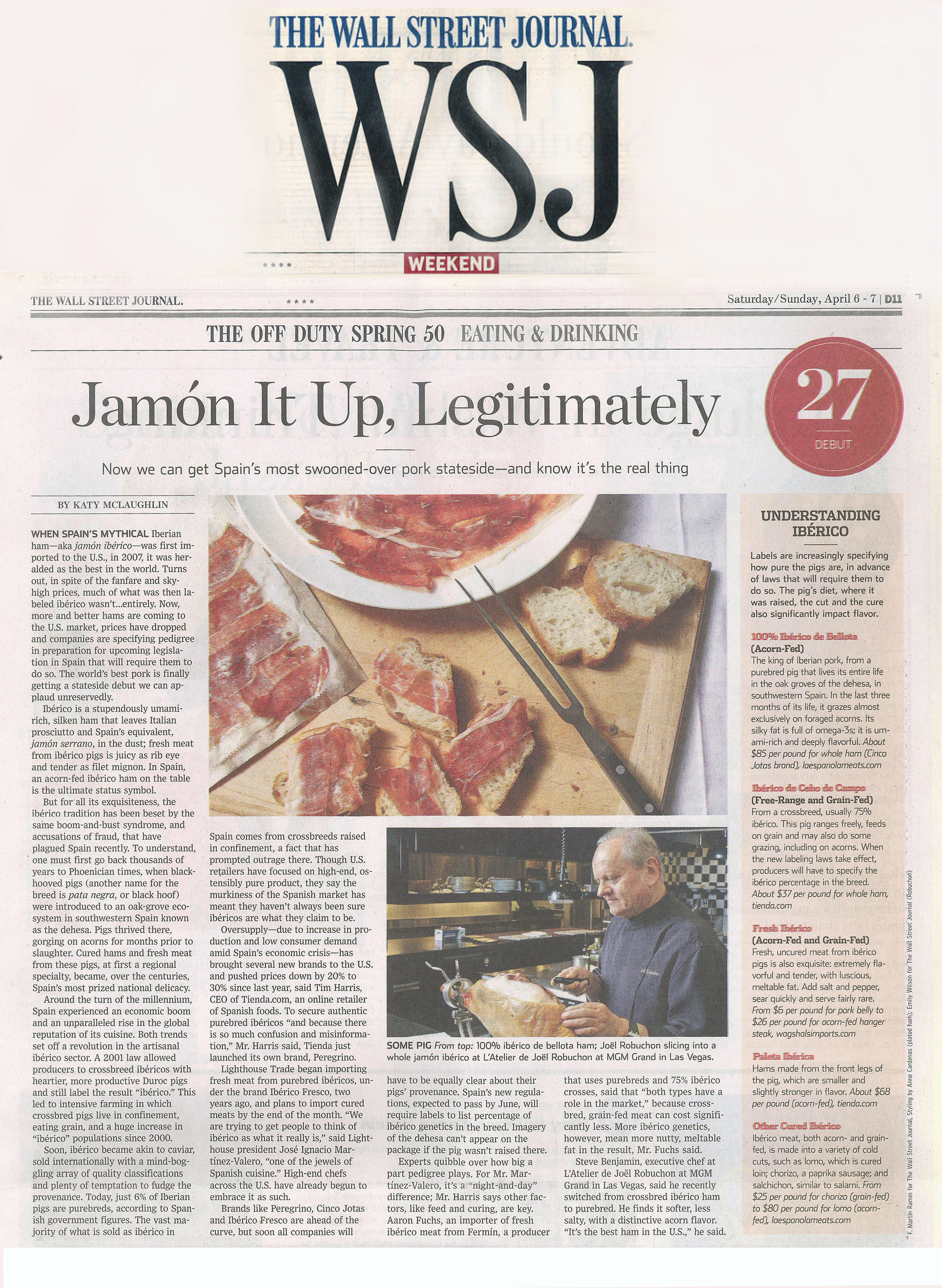 WSJ 5J Jamon