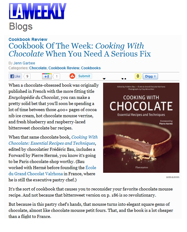 LA Weekly Cooking with Chocolate